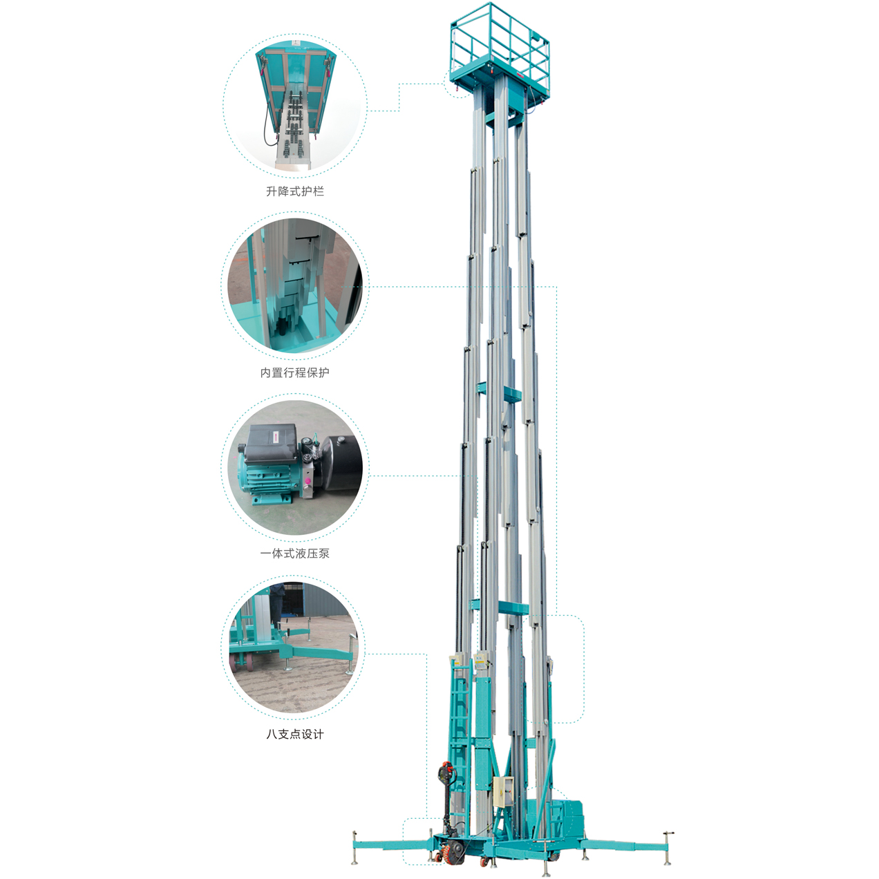 四桅柱式升降平臺